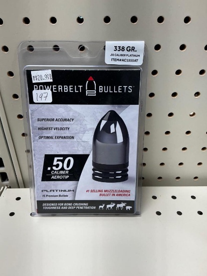 .50 Caliber Aerotip Bullets