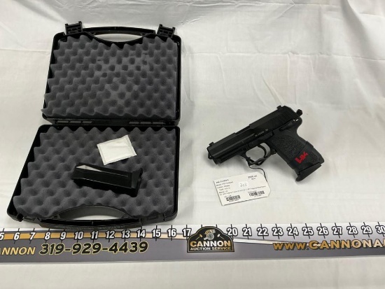 HK USP Compact Pistol, 45 ACP, 8+1, Polygonal Rifled Barrel, New, SN- 29-107408