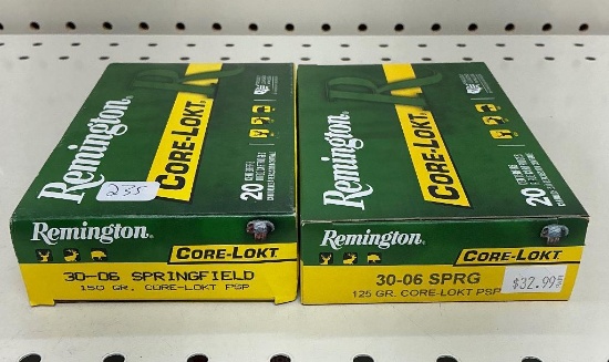 Remington 30-06 SPRG Ammo, 40 Rounds