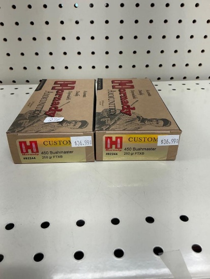 Hornady Custom 450 Bushmaster Ammo, 40 Rounds