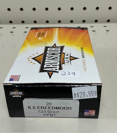 Armscor 6.5 Creedmoor Ammo, 20 Rounds