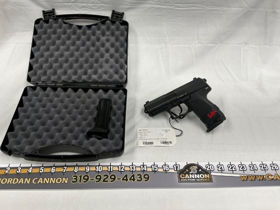 HK USP Compact Pistol, 9MM, V7 LEM, 2-13rd Mags, New, SN- 27-194904