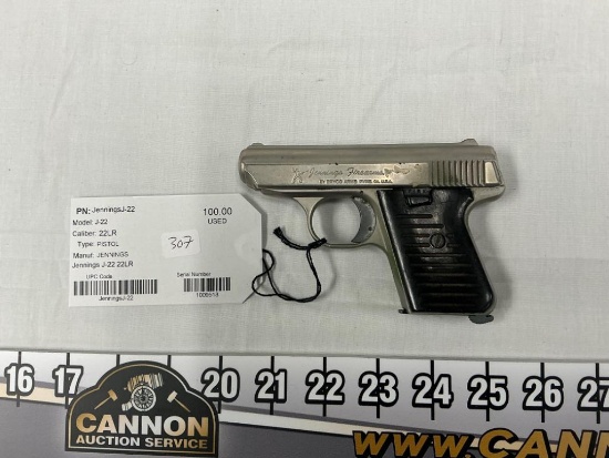 Jennings J-22 Pistol, 22LR, Used, SN- 1009518