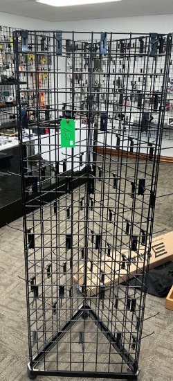 Triangle Display Rack on Casters