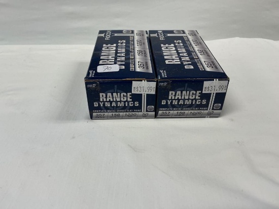 Fiocchi 357 Magnum Ammo, 100 Rounds