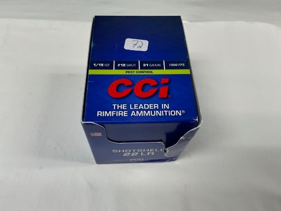 CCI 22LR Shotshell Ammo, 200 Rounds