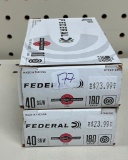 Federal 40 S&W Ammo, 100 rds