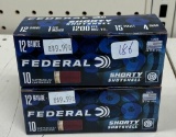 Federal Shorty 12 ga ammo, 20 rds