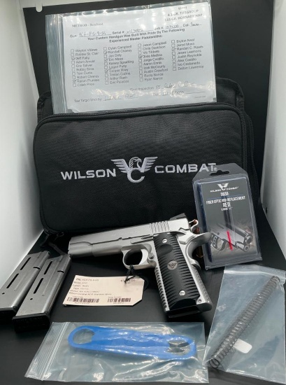 Wilson Combat ACP, 9mm, Stainless, New, Sn- WC35972