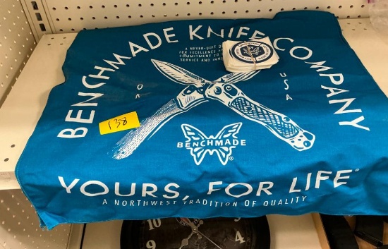 Benchmade Display Rags and Stickers