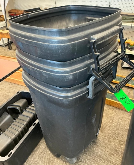3- Trash Cans