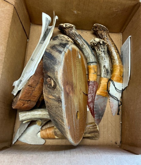 Deer Antler Knives (fake arrowhead ends)