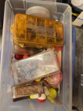 Fishing Bobbers and Miscellaneous Tackle Lot