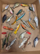 Fishing Lures Lot, Mixed Styles, 24 Pieces