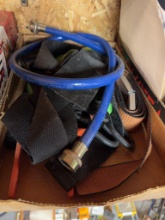 Ratchet Straps and Small Hose Section Assortment