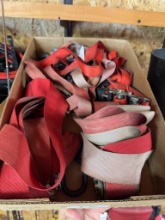 Red Ratchet Straps Assorted Lengths