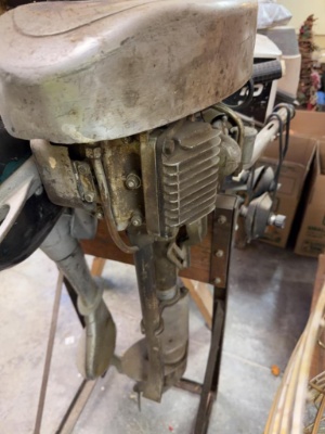 Unknown Metal Boat Motor