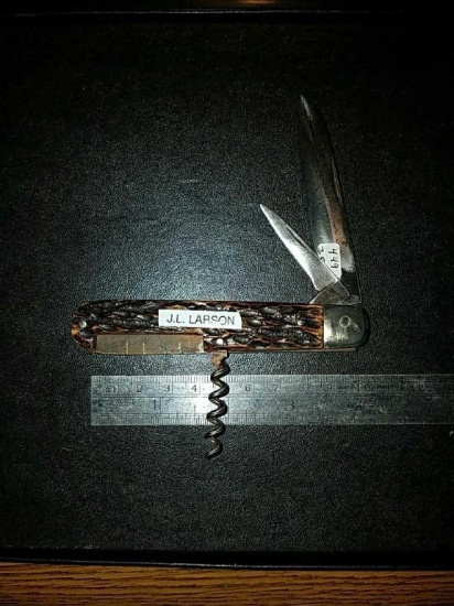 JL Larson 38 double blade with corkscrew
