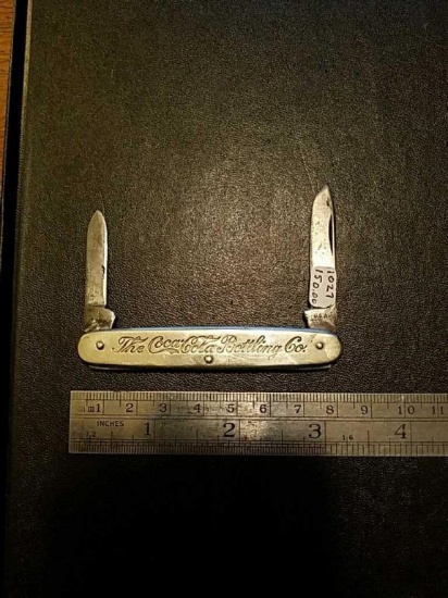 The coca cola bottling co. USA, 2 blade knife