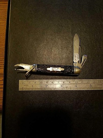 Scout single blade with 2 tools
