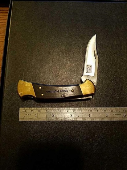 Buck 112 <, USA, engraved with Steve Huffman,