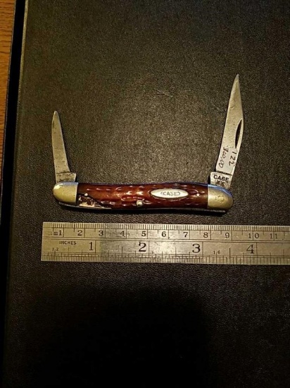 Case xx,  2 blade, damaged handle