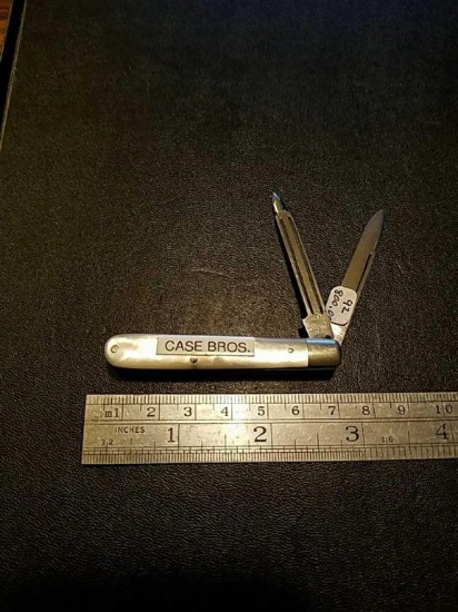 Case Bros. Mother of pearl knife with file
