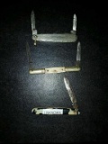 3 pcs - 2 gentleman's knives and a single blade