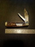 Excelsior Knife Co.4 inch, stag, 2 blade,
