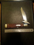 Case xx tested 5.5 in. green bone lockback with