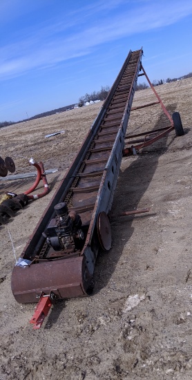 NEW IDEA HAY ELEVATOR, 40FT PTO OR MOTOR DRIVEN
