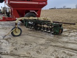 640 JOHN DEERE 5 BAR RAKES - ONE WITH HOME MADE HITCH TO PULL TANDEM