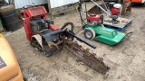 TORO TRX-20 TRENCHER, 923 HRS, NEW SHORTBLOCK