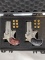 2 GUN DERRINGER SET APACHE MOD. CB38 38SPECIAL & CB9 - 9MM W/ HARD CASE - NIB