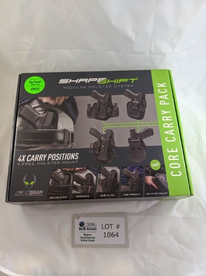 ALIEN GEAR SHAPE SHIFT CORE CARRY PACK SIG SAUER P938, P238