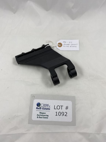 AK-47 SCOPE MOUNT WITH RINGS IN BAG NEW