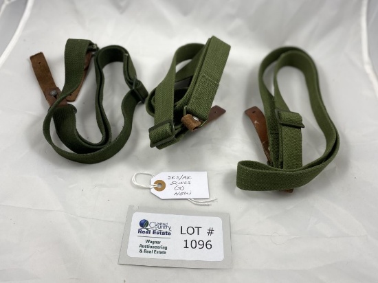 SKS/AK SLINGS PACKAGE OF (3) NEW