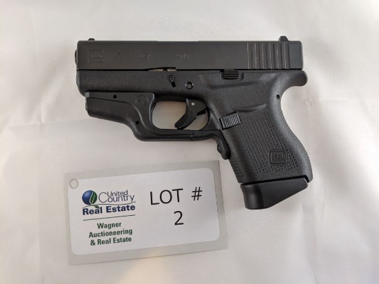 GLOCK 43 W. LASER 9MM - NIB