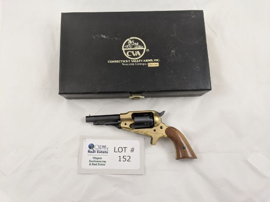 CVA BLACK POWDER REVOLVER BRASS FRAME W/BOX IN 31 CAL