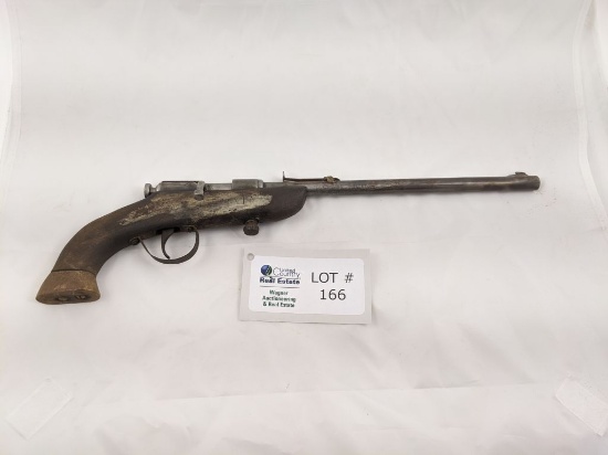 HAMILTON & SON HANDCRAFTED BOLT ACTION SINGLE SHOT PISTOL