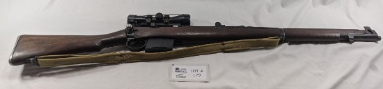 ENFIELD 2A1 ISHAPORE MODEL BOLT ACTION RIFE .308 CALIBER, (10) ROUND MAGAZINE, BRIGHT SHINY BORE, WI