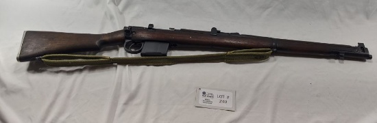 ENFIELD 2A1 ISHAPORE MODEL BOLT ACTION RIFLE .308 CALIBER, (10) ROUND MAGAZINE, MATCHING SERIAL NUMB