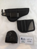 BULLDOG, TAGUA, AND 2 UNMARKED HOLSTERS