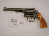 SMITH & WESSON K-22 MASTERPIECE MODEL NO. 17-4 REVOLVER .22LR CALIBER, 6-INCH-LONG BARREL, 6 ROUND C