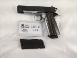 FIRE STORM 1911 DUO TONE COMPACT MODEL SEMI-AUTOMATIC PISTOL .45 ACP CALIBER, RARE DUAL TONE FINISH 