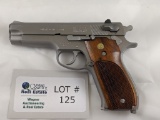 SMITH & WESSON MODEL 639 STAINLESS STEEL SEMI-AUTOMATIC PISTOL, 9MM CALIBER, RARE MODEL ALL ORIGINAL