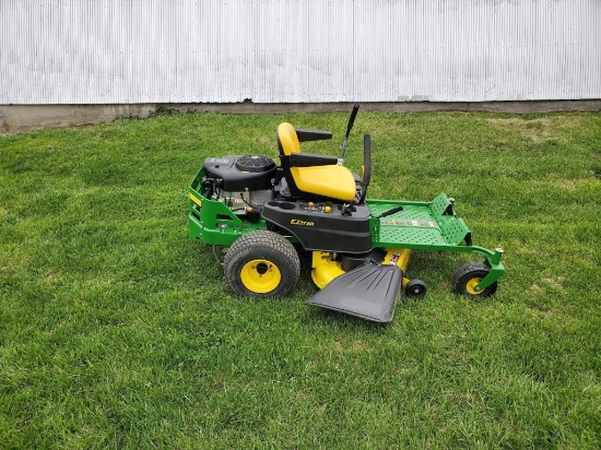JOHN DEERE EZ TRACK Z255 ZTR MOWER, 48" DECK