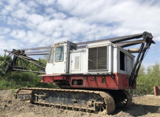 80 TON LIMA CRANE 1974, 14' SPREADER , 90 FOOT