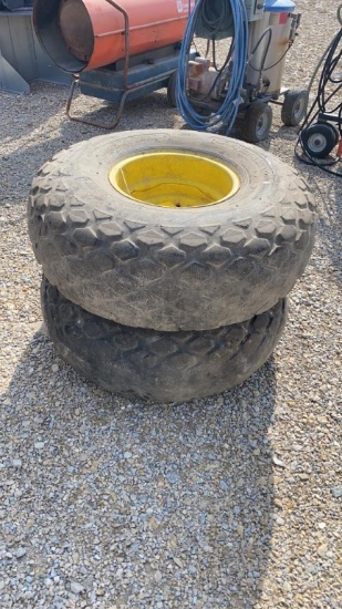 SET OF 13.5X16.1 SL TIRES, DIAMOND TREAD