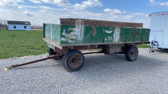 FLAT BED WAGON WITH SIDES